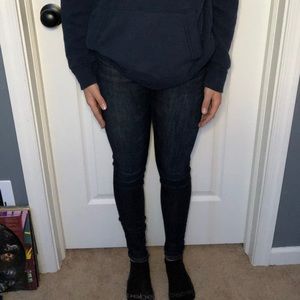 American Eagle Women Dark Blue Jeans